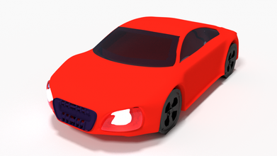 audi-r8 Auto Fahrzeug Fahrzeuge 3d print model - Mito3D