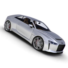 audi quattro concept coupé de 2010 a indústria automotiva carro conceito jalsp3ds modelo esporte do veículo 3d print model - Mito3D