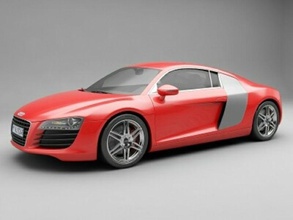 audi r8 andreyfomi auto car coupe fast machine model motor speed sport vehicle 3d print model - Mito3D
