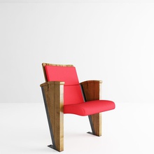 auditório cadeira fox a mobiliário móveis interior modelo pinguimcg poltrona o teatro madeira zuschauerraum 3d print model - Mito3D