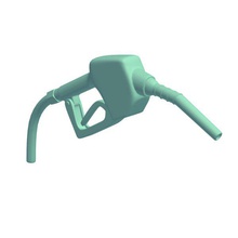 auto gas pump v1 handle tools equipment printable lowpoly 3d print model - Mito3D