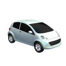 Automobil-v1 europäischen - Limousine Fahrzeuge automobile bedruckbar ist lowpoly 3d print model - Mito3D