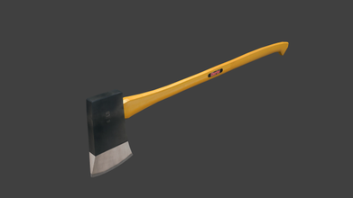 axe ax weapon weapons 3d print model - Mito3D