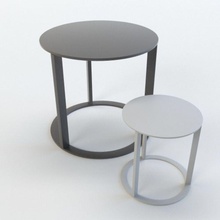 b&b italia frank side table b coffee desk furnishings furniture infografica interior model siding 3d print model - Mito3D