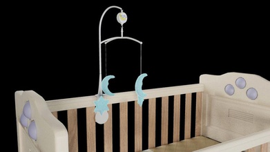 babies cot changing table mobile set assets baby bed bedroom change child collection draws fur furnishings furniture jake kid model night tench wood 3d print model - Mito3D
