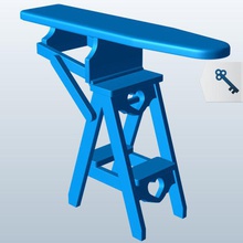 bekarlar v2 kurulu pozisyon ütü sandalye Yönetim Kurulu mobilya yazdırılabilir lowpoly 3d print model - Mito3D