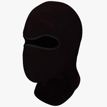 balaclava máscara 3d acessório anônimo o preto cagoule personagem pano roupas rosto a cabeça capacete capa modelo moto assassinato newlc de proteção realista esqui vray 3d print model - Mito3D