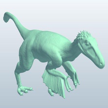 balaur v1 dinozorlar yazdırılabilir lowpoly 3d print model - Mito3D
