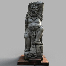 bali-estátua-013 013 3d a3dworker a arte bali o personagem coleção modelo religião escultura estátua estatueta vray 3d print model - Mito3D