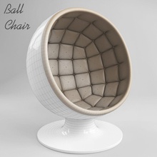 ball chair palle la sedia collezione arredato arredamento mobili modello tumasyan yerjanik 3d print model - Mito3D