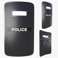 ballistic shield police armor armour assets cop defense fbi fi force game gun military mkcgworks model protection riot sci security swat texture war weapon 3d print model - Mito3D
