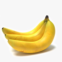 Bananen abramsdesign Banane Essen Obst Lebensmittelgeschäft gesund Modell peeling drei tropical Gemüse 3d print model - Mito3D