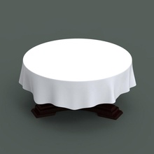 table de banquet 4d cerveau lors la cérémonie président tissu le couvercle à manger l'ameublement mobilier hall modèle restaurant mariage 3d print model - Mito3D