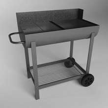 churrasqueira churrasco alimentos mobiliário grill modelo ao ar livre wetsunny 3d print model - Mito3D