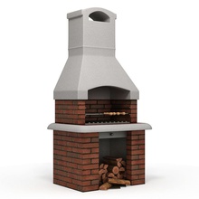 barbecue 3d architecture b baked barbeque elements exterior food furnace garden grill home house iljujjkin meat model outdoor oven picnic q stone stove 3d print model - Mito3D