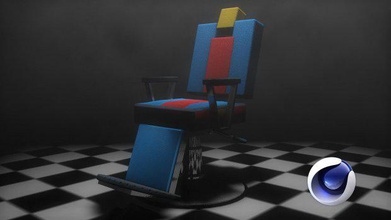 barbearia shair cadeira móveis 3d print model - Mito3D