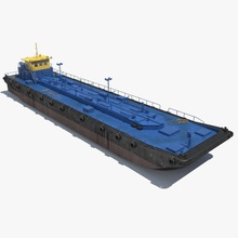 barge tanker mavna tekne alt toplu bulker kanal kargo ticari dizel düz yük yakıt harbor sıvı model tahrikli nehir deniz öz sığ nakliye ulaşım trueview3d su 3d print model - Mito3D