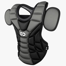 baseball catchers chest pad 3d molier 3dsshoulder catcher equipment field game gear max model protection safety softball sport stomach strike torso vray 3d print model - Mito3D