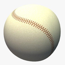 baseball v1 sports figures equipment printable lowpoly 3d print model - Mito3D