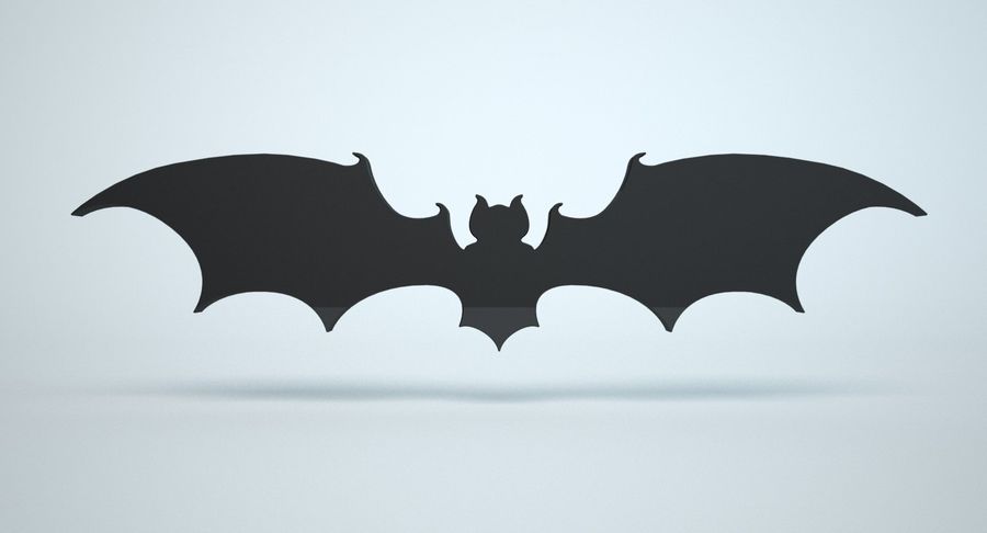 chauve-souris animal dessin animé la grotte caractère les créatures sombre mouche fête d'halloween de vacances kiviive mammifères modèle le monstre nuit effrayant toon vampire l'aile sorcière l'assistant 3D print model - Mito3D