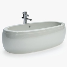 bath architecture bathroom bathtub fixture furnishings furniture fworx interior model toilet tub water 3d print model - Mito3D