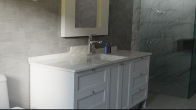 bathroom room interior modern bath architecture 3d print model - Mito3D