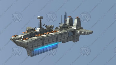 battleship sci-fi gratuito 3d ailen aeronaves byerdem cruiser dropship fi lutador fragata futurista galaxy militar modelo sci scifi espaço nave espacial estrela naves espaciais ufo 3d print model - Mito3D
