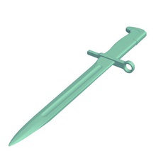 bayonet v1 weapons armor printable lowpoly 3d print model - Mito3D