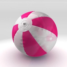 pelota de playa 3d admin las bolas la beachball niño color diversión juego inflar juwafa kid max maya modelo al aire libre jugar esferas deporte verano juguete 3d print model - Mito3D