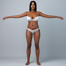 la beauté de femme 5 3dartmasterwork l'anatomie bikini corps caractère vêtements détail femelle figure jeune fille cheveux tête l'homme dame modèle nude personnes réaliste sexy zbrush 3d print model - Mito3D