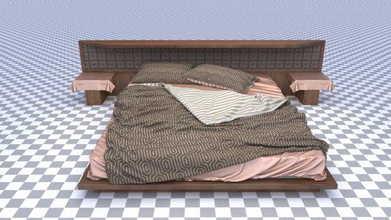 bed furniture 3d print model - Mito3D