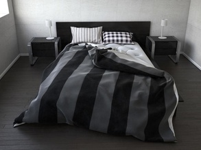 yatak odası kumaş katlanır mobilyalar mobilya yüksek model modern gerçekci yastık kalite gerçekçi uyuyor vain59 buruşuk 3d print model - Mito3D