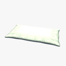 bed pillow v1 furniture printable lowpoly 3d print model - Mito3D