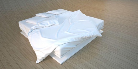 bed sheets bedroom cloth fabric furnishings furniture model pillow sheet wrinkled yamar 3d print model - Mito3D