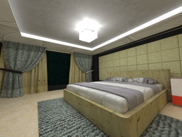 bedroom architecture 3D print model - Mito3D