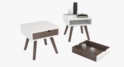 Nachttisch Couchtisch ab-design Bett cofee Kaffee e Einrichtung Möbel horm io Modell modern Tabelle te Holz 3d print model - Mito3D