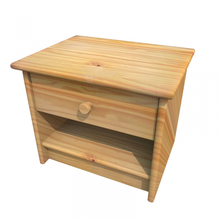bedside table 4 skins wood bedroom child indoor furniture 3d print model - Mito3D