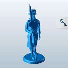 beefeater v1 personas imprimible lowpoly 3d print model - Mito3D