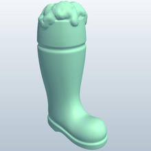 beer boot v1 containers printable lowpoly 3d print model - Mito3D