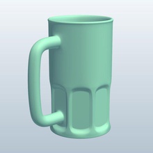 bira vagon kupa v2 mug kaplar yazdırılabilir lowpoly 3d print model - Mito3D