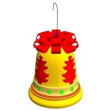 bell v5 di natale stagionale stampabile lowpoly 3d print model - Mito3D