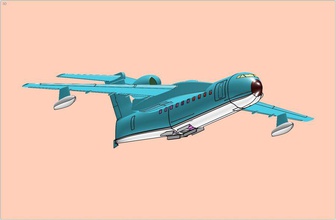 beriev be-200 amphibious aircraft solid assembly model 200 aerodynamics aeronautics airplane am commercial engine parts plane propulsion rodgersaintjohn wing 3d print model - Mito3D