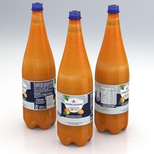 a garrafa da bebida sanpellegrino l'aranciata zero 1250ml de 2019 aranciata bebidas beber alimentos l modelo nonalcobevbot laranja prcr1 soda strat760507 água 3d print model - Mito3D