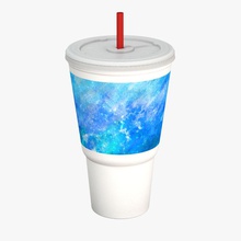beverage cup browntimmy drinking drive fast food gulp large lid meal model plastic pop refresh restaurant soda straw tea thirst thru vray 3d print model - Mito3D