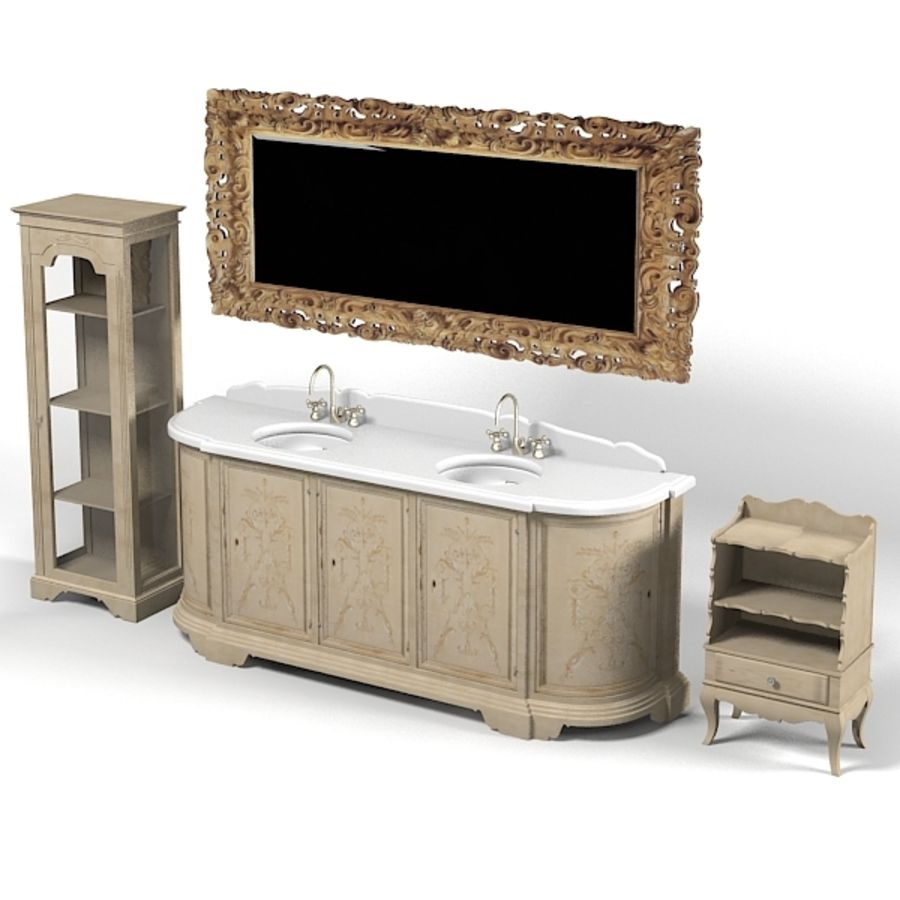 biancini & capponi bagno muebles de baño antiguo antigüedades archstyle cuarto el gabinete clásico país fixture mobiliario retro escaparate fregadero pie almacenamiento la vanidad 3D print model - Mito3D