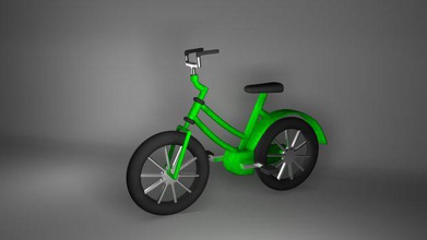 bicycle vehicles 3d print model - Mito3D