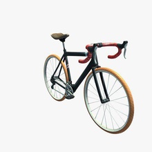 bicycle transportation printable lowpoly 3d print model - Mito3D