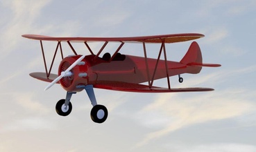 biplano aria aeromobili aereo business dreamsquarepictures storico modello piano privato elica sky vintage guerra 3d print model - Mito3D