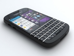 blackberry q10 3d 3ds android de téléphone cellulaire cg cgozzie détail droid double l'électronique max mobile modèle sim smartphone l'écran tactile vray 3d print model - Mito3D
