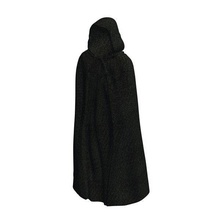 blackcape v1 negro del cabo de prendas vestir imprimible lowpoly 3d print model - Mito3D